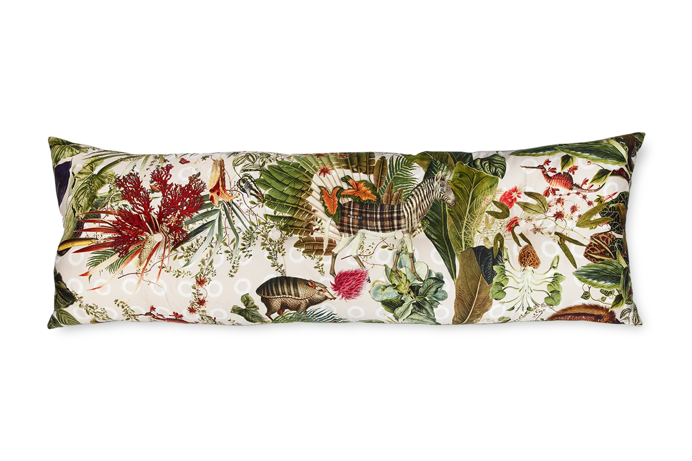 Luxury contemporary Menagerie of Extinct Animals XL Pillow by Moooi, high-end Dutch design decorative cushion for Birmingham, Michigan.