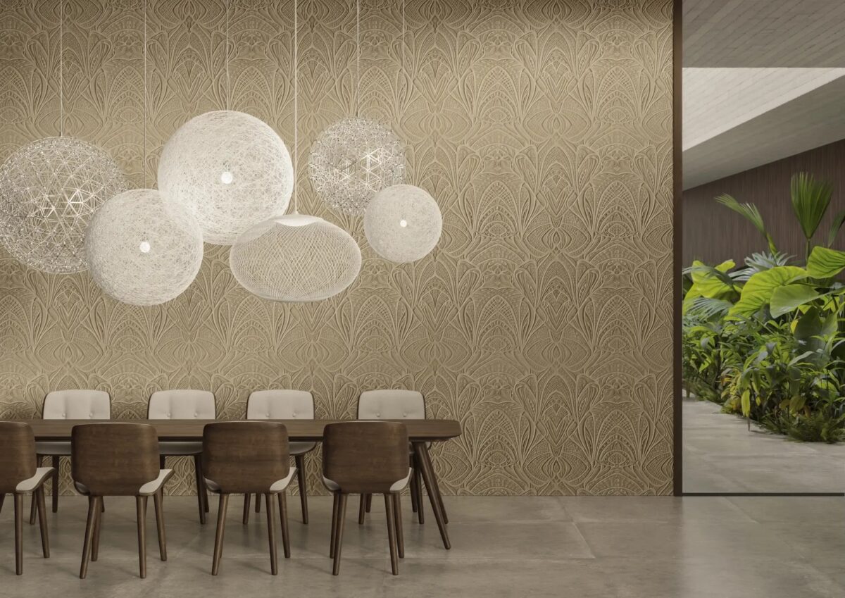 Moooi Lacy Longlegs Wallcovering in Birmingham, Michigan.