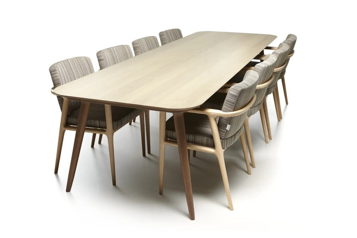 Luxury contemporary Zio Dining Chair by Marcel Wanders for Moooi, high-end Dutch design wooden chair for Birmingham, Michigan.