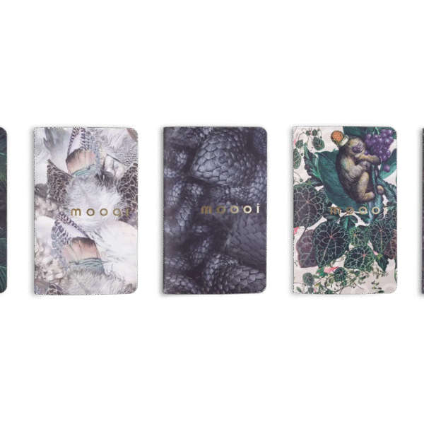 High-end Extinct Animals journal set by Moooi, modern Dutch design stationery for Troy, Michigan.