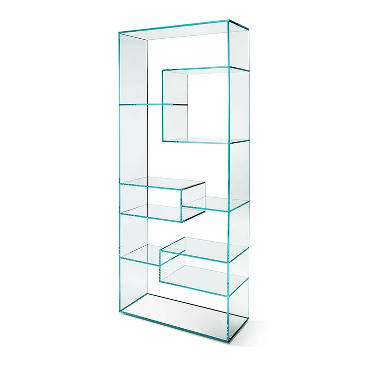 Bookcase Hemingway by Tonelli Design, luxurious contemporary storage, Royal Oak Michigan.