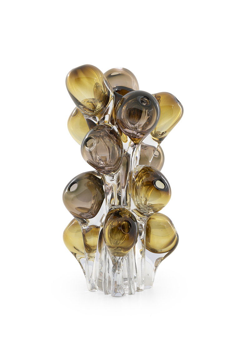 Luxury contemporary Bloom Centrepiece by Natuzzi Italia, high-end Italian table decor for Birmingham, Michigan.