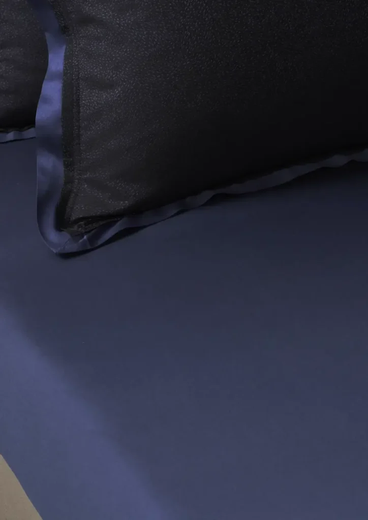 Calligraphy Bird fitted sheet by Moooi on modern bed