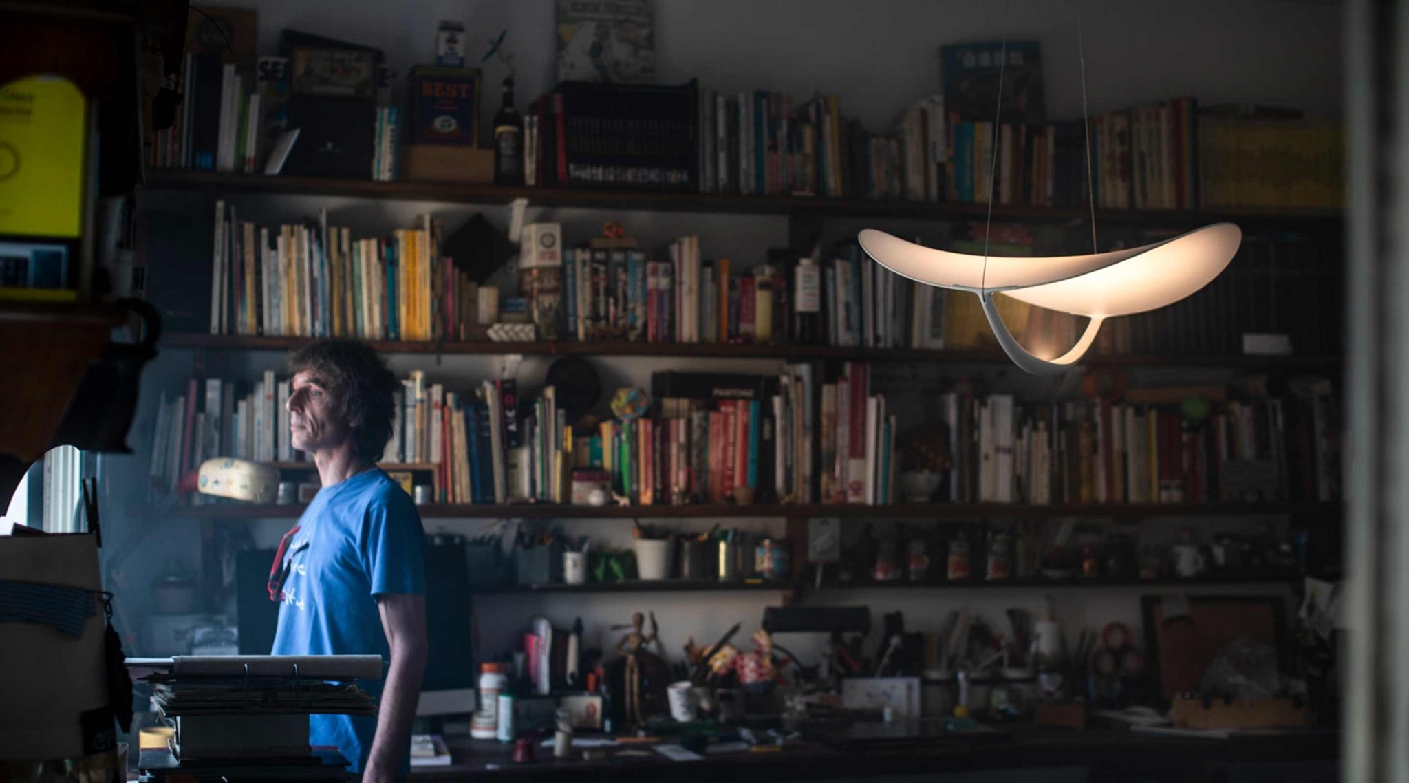 Plena by Foscarini, modern lighting for Royal Oak, Michigan interiors.