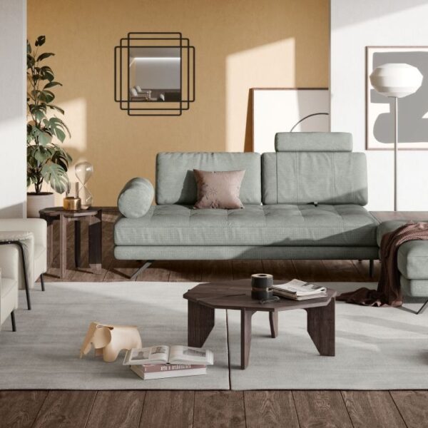 Modern Amabile C110 armchair by Natuzzi Editions, high-end Italian furniture for Birmingham, Michigan.