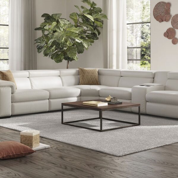 Modern Solare C180 sofa by Natuzzi Editions, high-end Italian design for Royal Oak, Michigan.