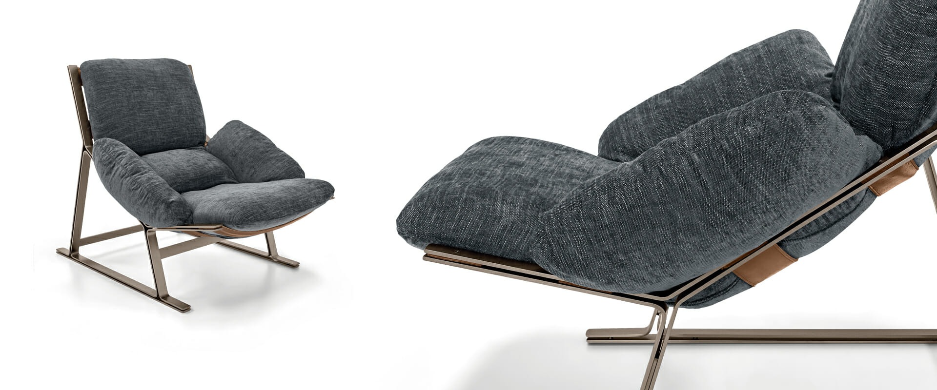 Designer comfortable sofa, Belair by Arketipo, Royal Oak, Michigan.