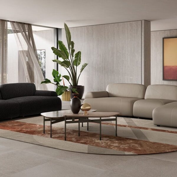 High-end Luce Bed by Maurizio Manzoni for Natuzzi Italia, modern Italian bedroom furniture for Troy, Michigan.