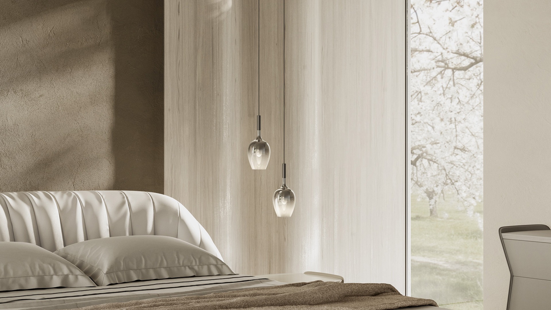 High-end Rosè Light table lamp by Maurizio Manzoni for Natuzzi Italia, modern Italian design for Troy, Michigan.