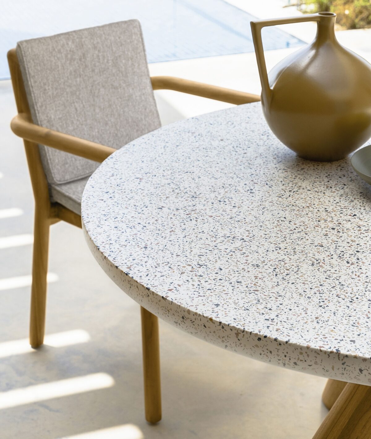 vLuxury Prichi Dining Armchair by Talentispa Italian modern chair in Troy Michigan dining room