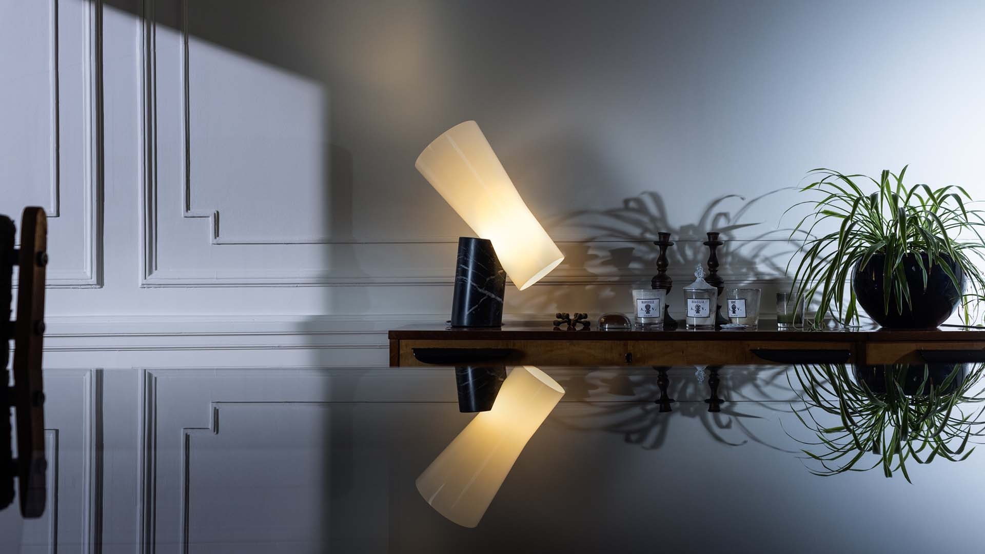 Nile by Foscarini, modern lighting for Royal Oak, Michigan interiors.