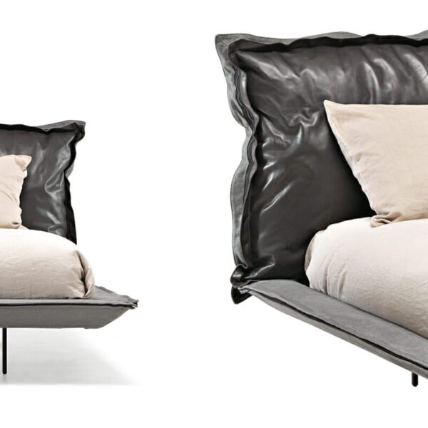 Luxury modern bed frame, Auto-Reverse Dream by Arketipo, Troy, Michigan.