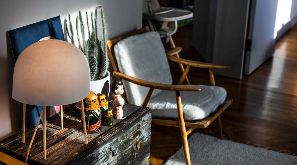 Kurage by Foscarini, sleek and contemporary lighting for Birmingham, Michigan interiors.