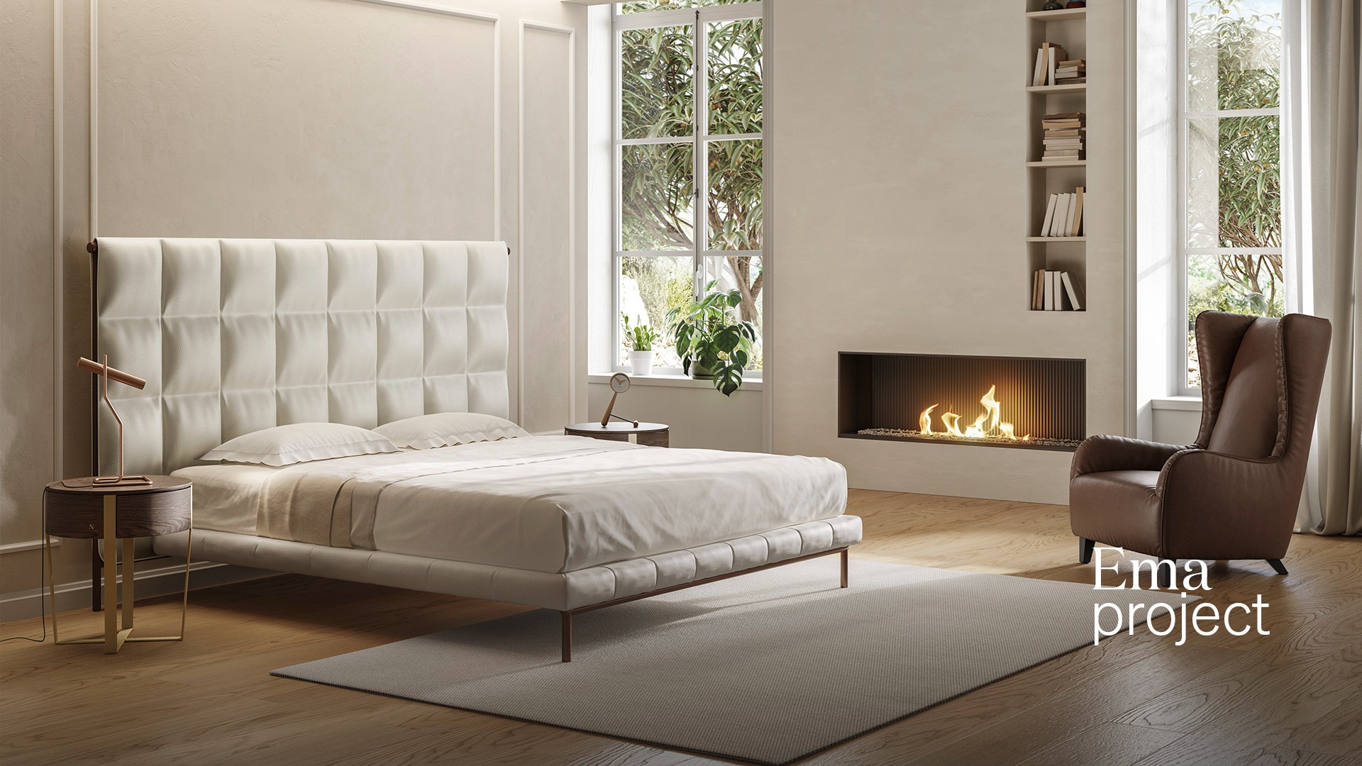 Modern Ema Chair by Claudio Bellini for Natuzzi Italia, high-end Italian dining furniture for Royal Oak, Michigan.