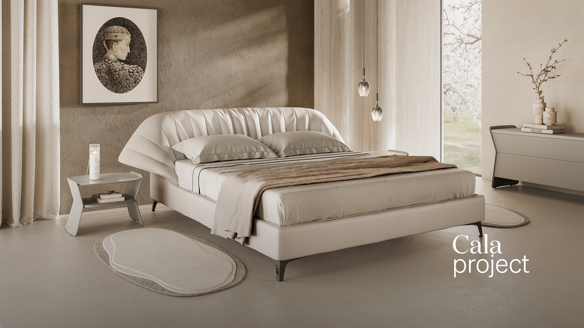 Modern Cala Sofa by Claudio Bellini for Natuzzi Italia, high-end Italian modular seating for Royal Oak, Michigan.
