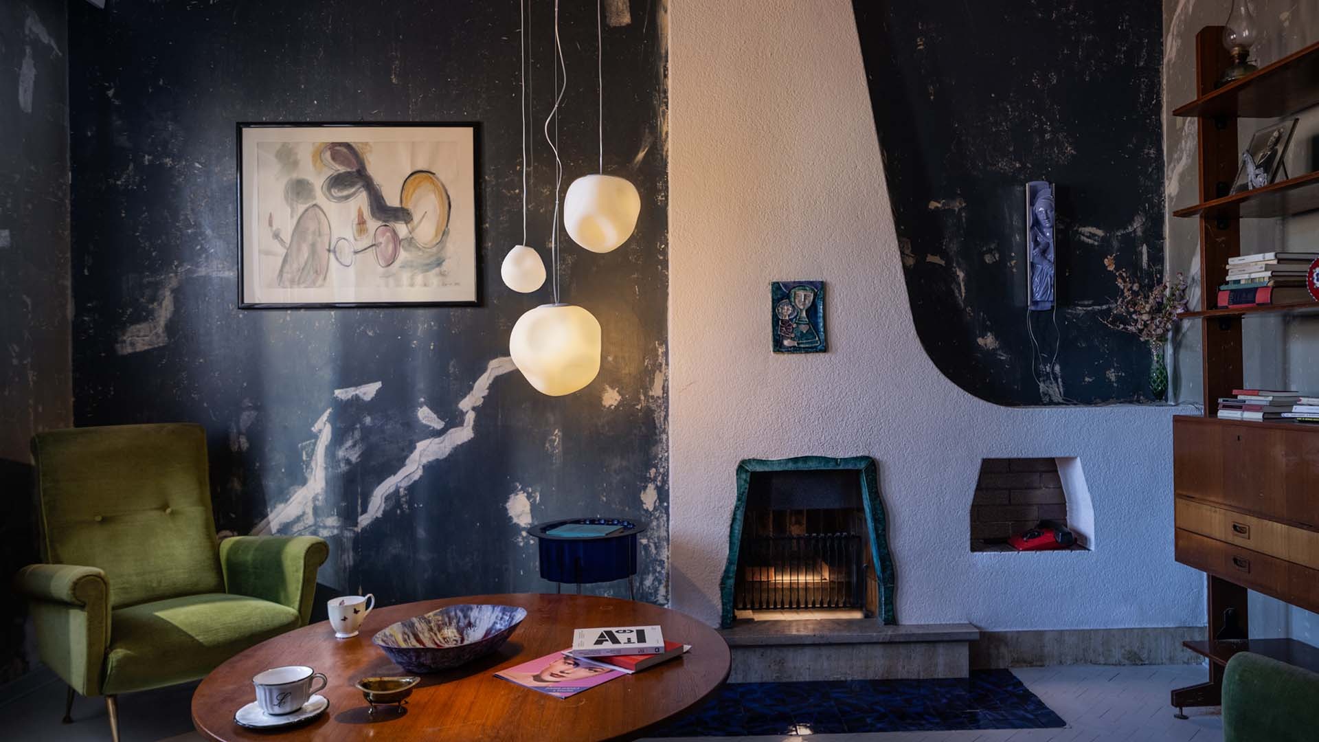 Hoba by Foscarini, modern lighting for Royal Oak, Michigan interiors.