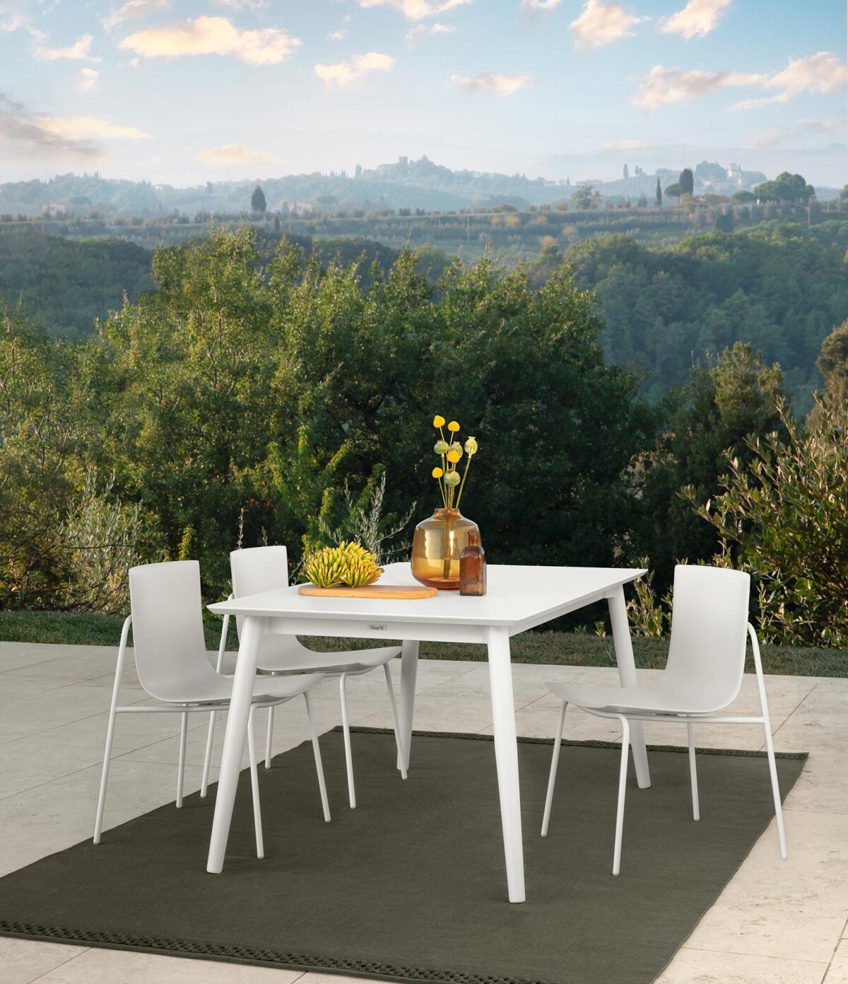 Modern Malè Dining Chair by Talentispa Italian design in Royal Oak Michigan showroom