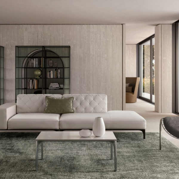 Modern Skyline sofa by Natuzzi, high-end Italian design for Birmingham, Michigan.