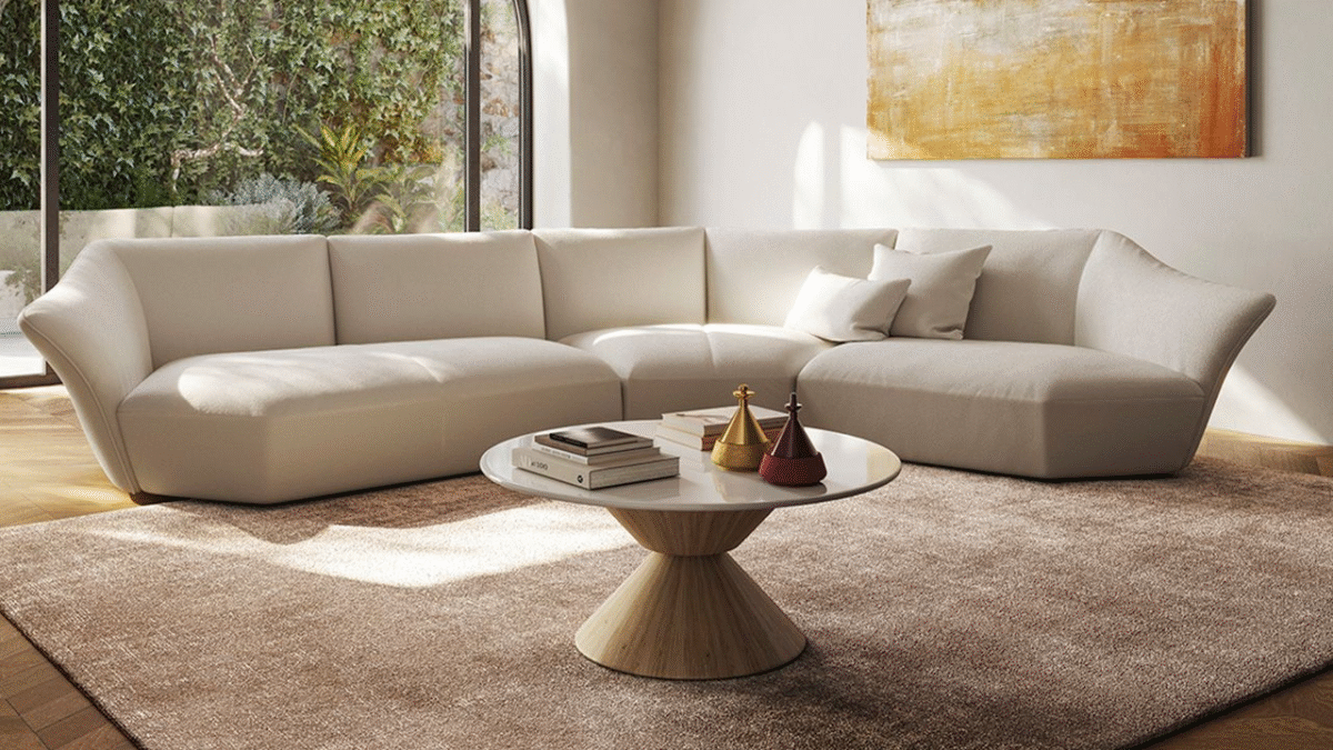 Modern Timeless Project by Natuzzi, high-end Italian furniture for Troy, Michigan.