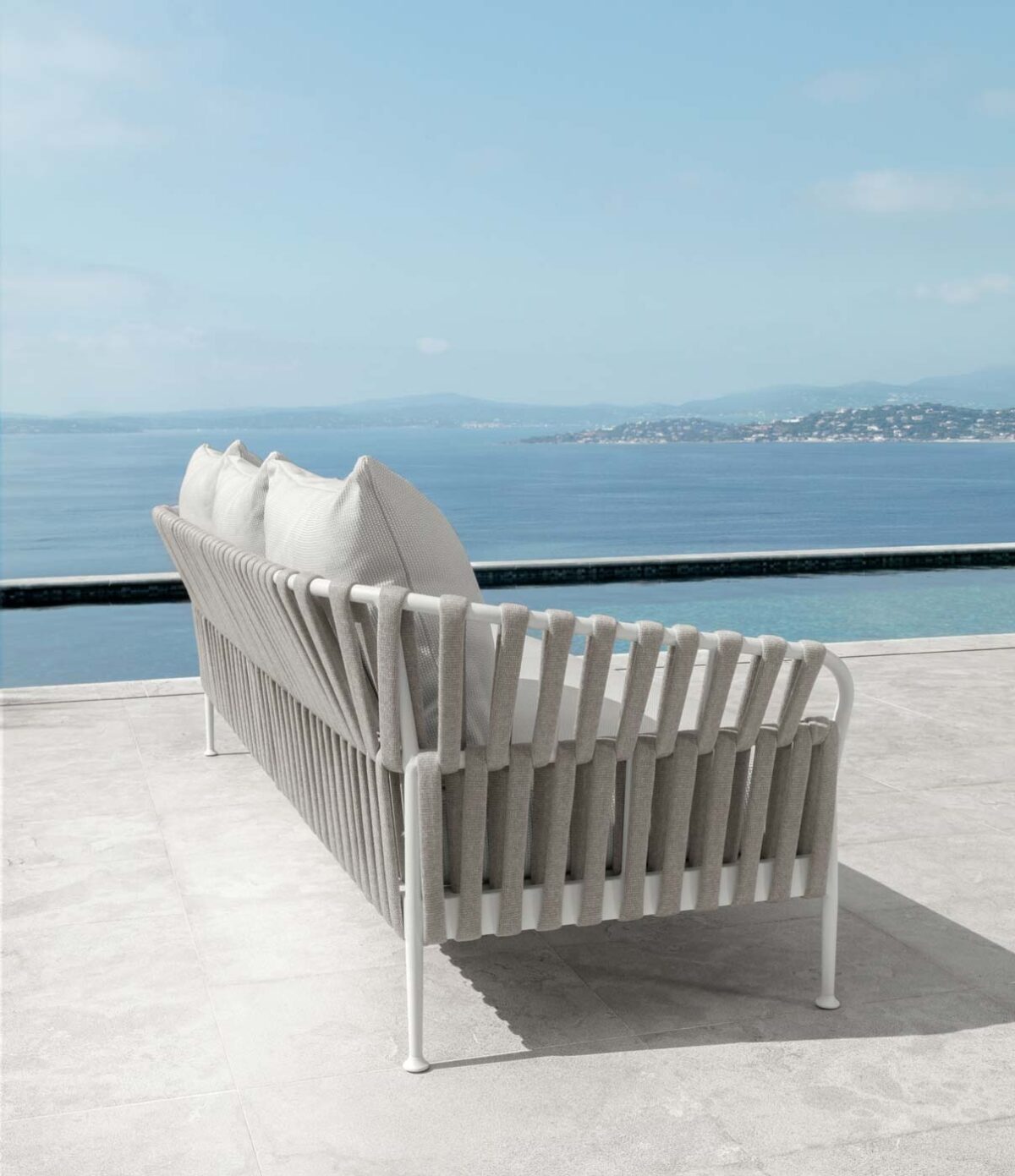 High‑end Frame 2 seater Sofa by Talentispa luxury Italian seating Birmingham MI showroom