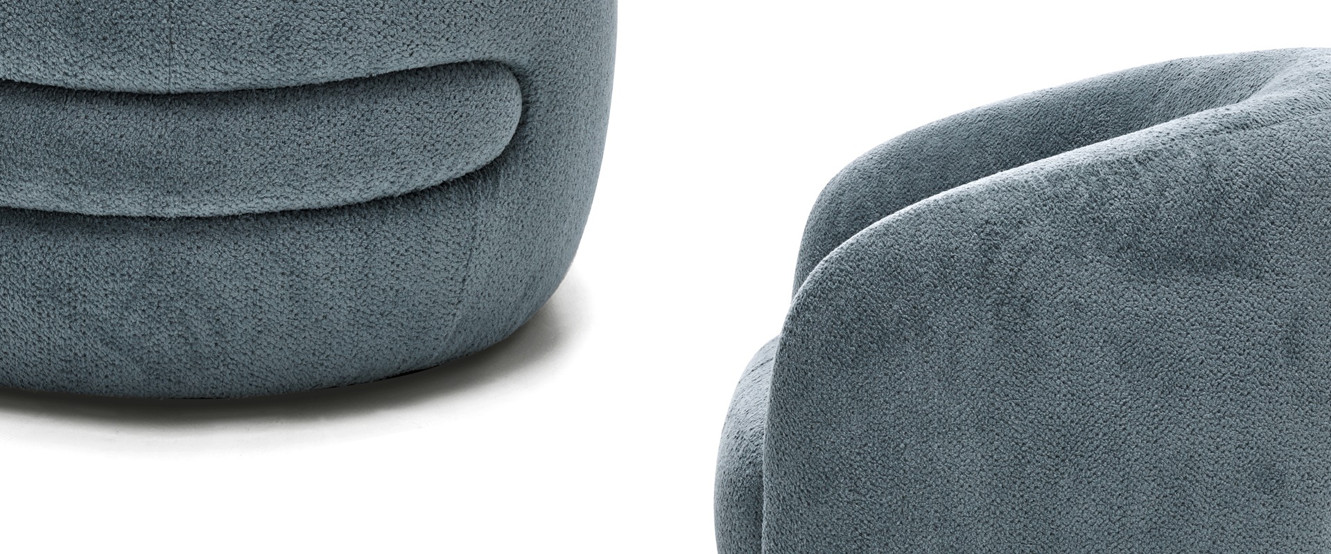 Touch-Me sofa by Arketipo with luxurious velvet upholstery and sleek silhouette