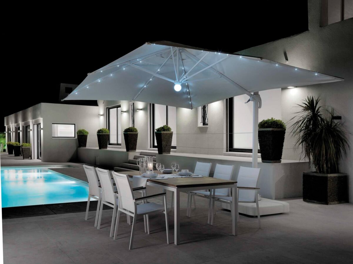 Luxury Timber Dining Armchair by Talenti combining warm wood tones with refined outdoor comfort