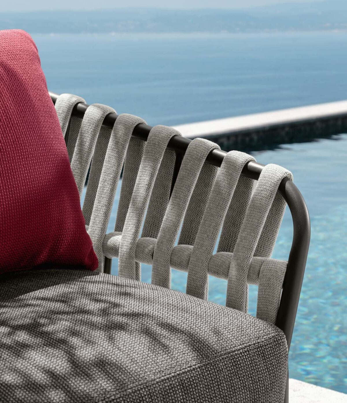 Luxury Frame 3‑seater Sofa by Talentispa Italian modern sofa in Troy Michigan design studio