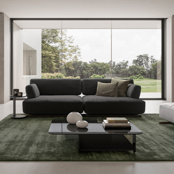 Modern Cava sofa by Natuzzi, high-end Italian design for Troy, Michigan.