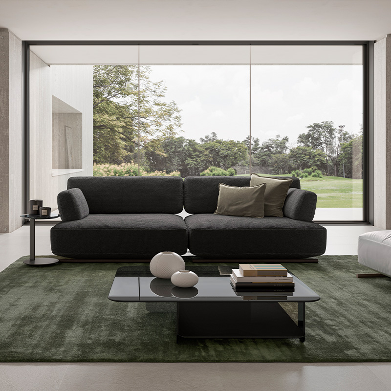Modern Cava sofa by Natuzzi, high-end Italian design for Troy, Michigan.