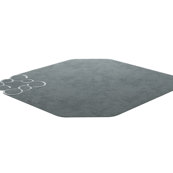 Modern Italian Radice nature-inspired area rug by Natuzzi, designer artistic living room carpet for Troy, Michigan.