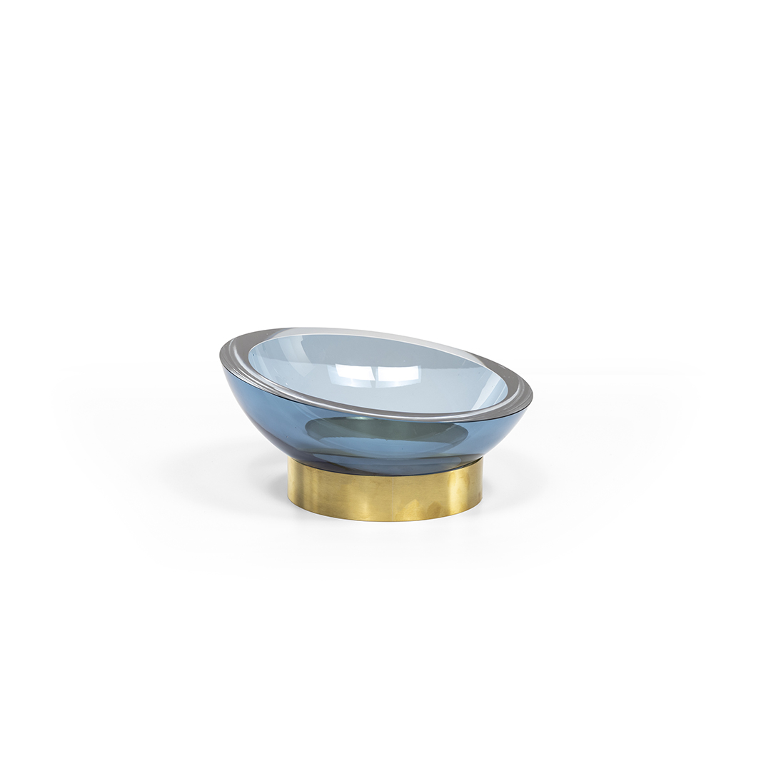 Modern Ring Bowl by Natuzzi Italia, high-end Italian decorative accessory for Royal Oak, Michigan.