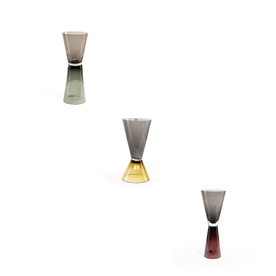 High-end Taper Vase by Natuzzi Italia, modern Italian decorative accessory for Troy, Michigan.