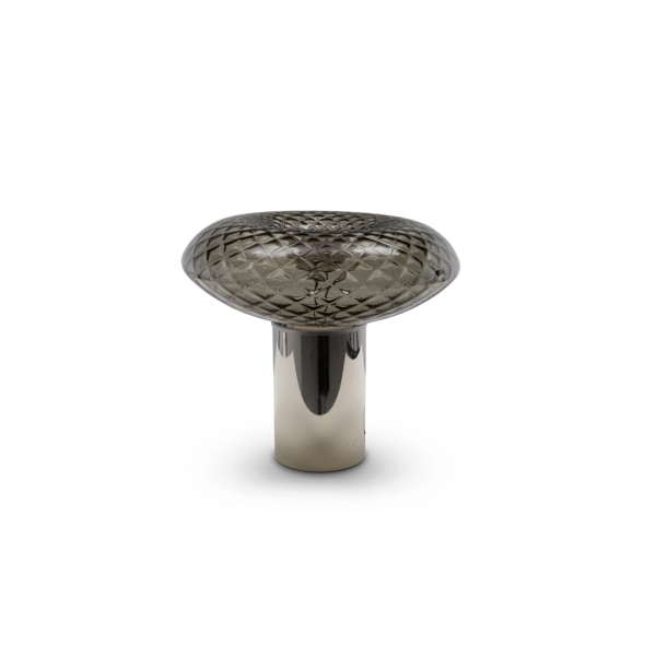 Modern Italian Cicla organic designer table lamp by Natuzzi, sculptural ambient accent light for Troy, Michigan.
