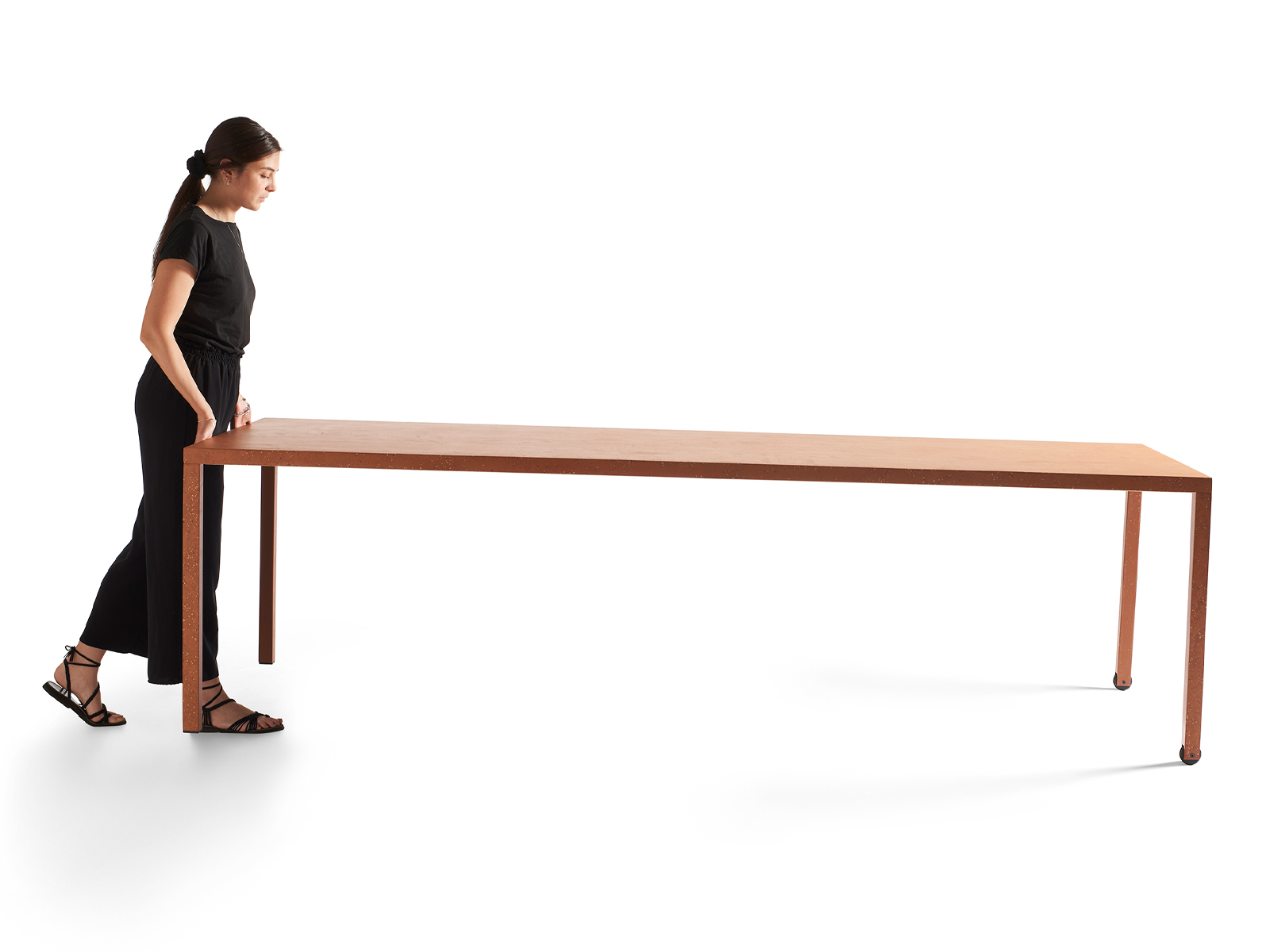 Luxury contemporary Herclino coffee table by Lapo Ciatti for Opinion Ciatti, high-end Italian design for Troy, Michigan.