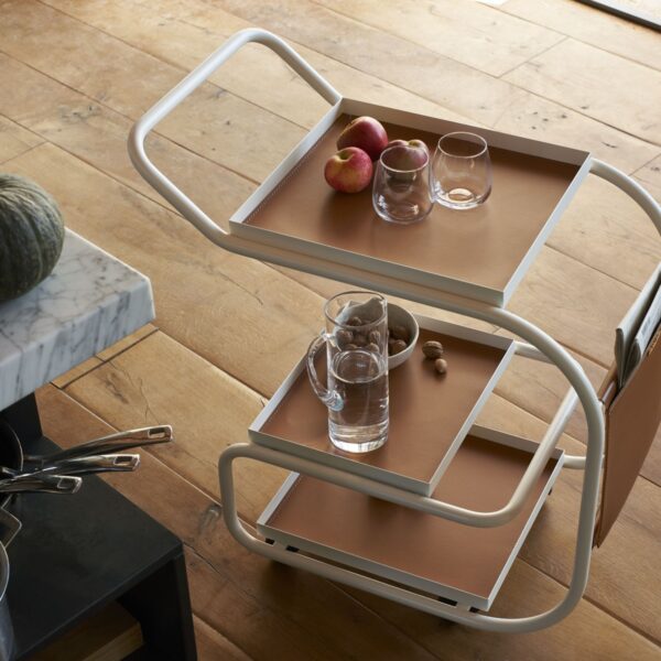 Modern Ginger (Zenzero) trolley by Samer Alameen for Opinion Ciatti, high-end Italian design for Royal Oak, Michigan.