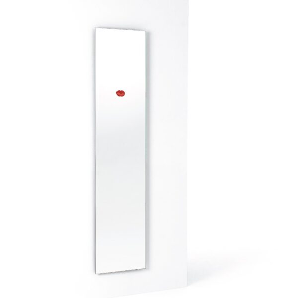 Introduce a touch of Italian artistry to your Royal Oak, Michigan home with the Lipstick Mirror by Opinion Ciatti, featuring a full-length mirror with a red silk-screened kiss detail.