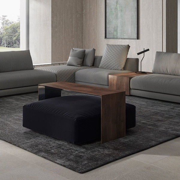 High-end Melpot sofa by Natuzzi, a modern Italian design for Troy, Michigan.