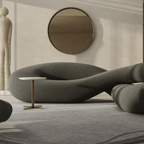 Modern Infinite sofa by Natuzzi, high-end Italian design for Royal Oak, Michigan.