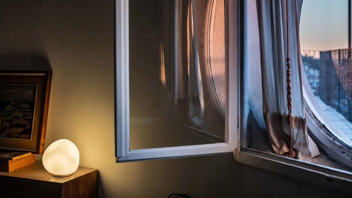 Illuminate your Royal Oak, Michigan living room with Hoba by Foscarini.