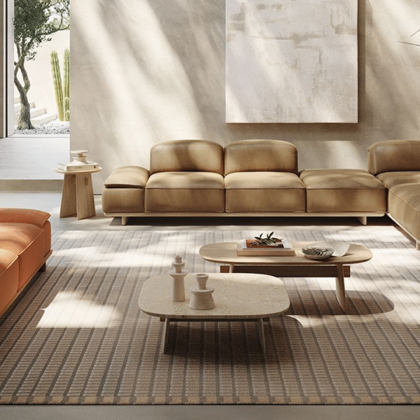 Modern Adam sofa by Natuzzi, high-end Italian design for Royal Oak, Michigan.