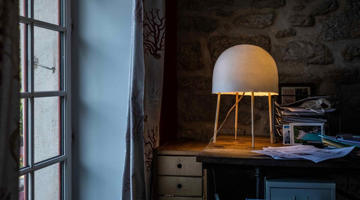 Kurage by Foscarini, ideal for creating chic lighting in Royal Oak, Michigan.