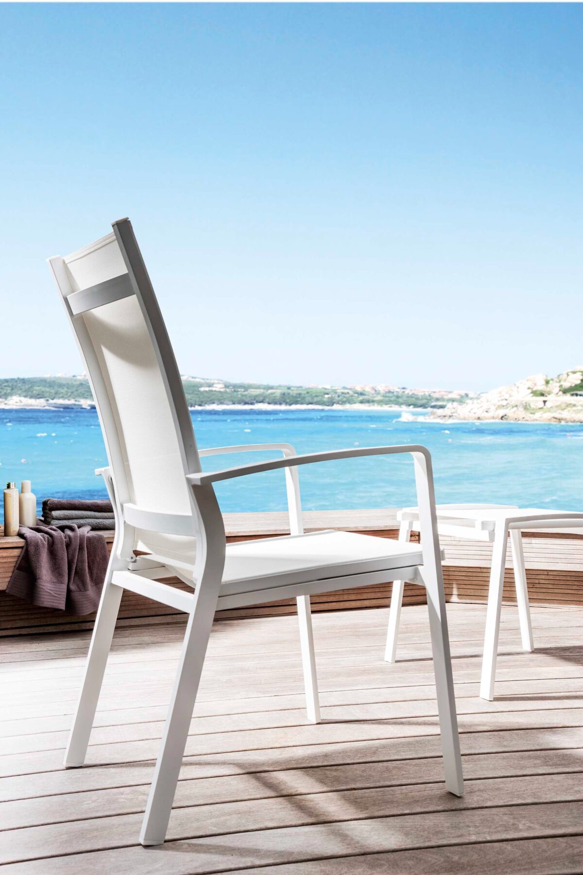 Luxury Lady Bench by Talenti combining modern aesthetics with comfortable seating for outdoor spaces