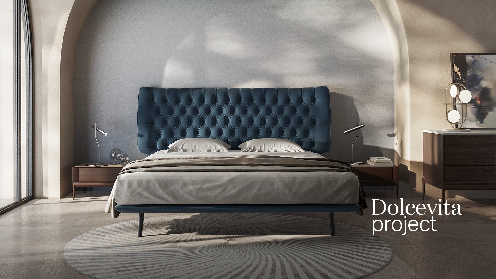 Modern Dolcevita Sofa by Manzoni e Tapinassi for Natuzzi Italia, high-end Italian living room furniture for Royal Oak, Michigan.
