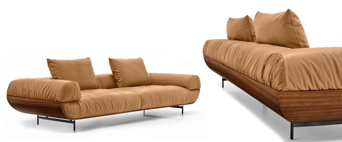 Stylish upholstered sofa, Fastlove by Arketipo, Royal Oak, Michigan.