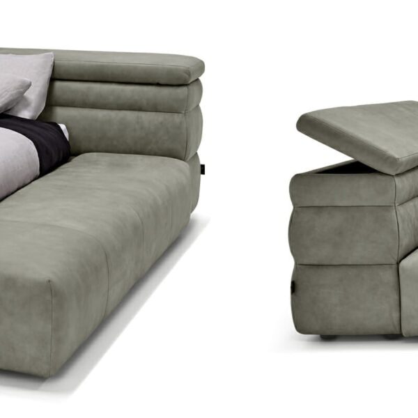 “Mayfair Dream sofa by Arketipo with plush tufted design at Royal Oak showroom”
