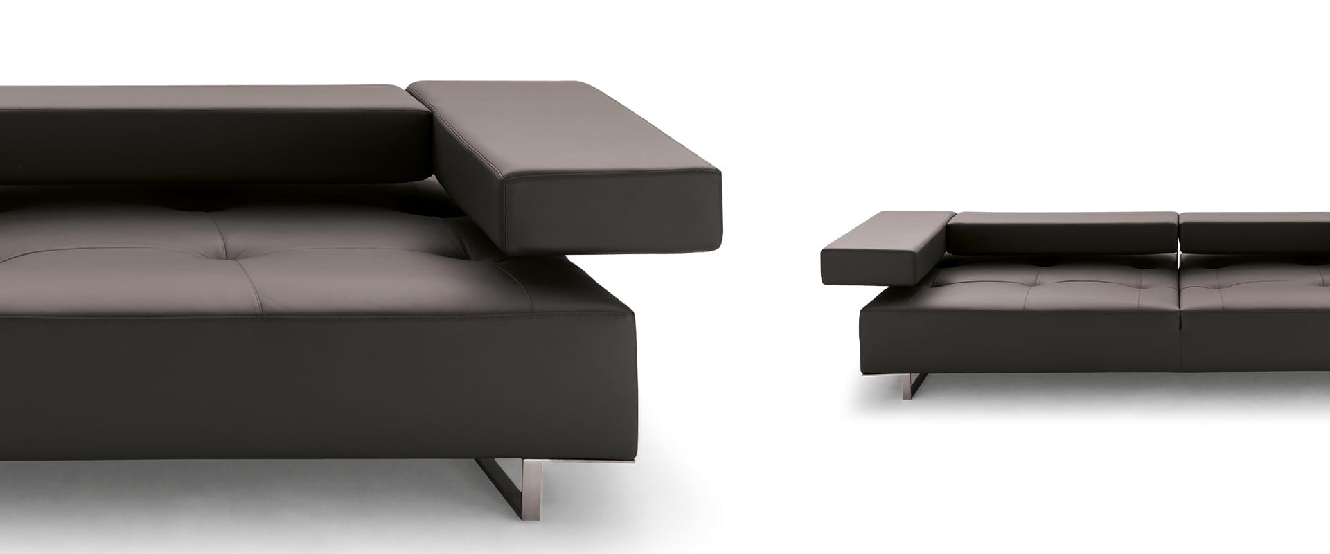 “Loft sofa by Arketipo with sleek modern silhouette at Royal Oak showroom”