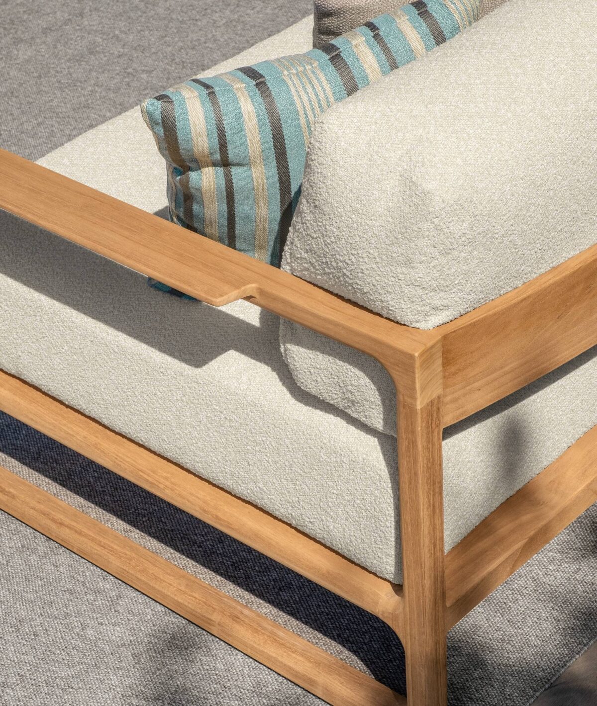 Outdoor Thea Dining Table 200×100 by Talenti designed for long-lasting use with sleek Italian design
