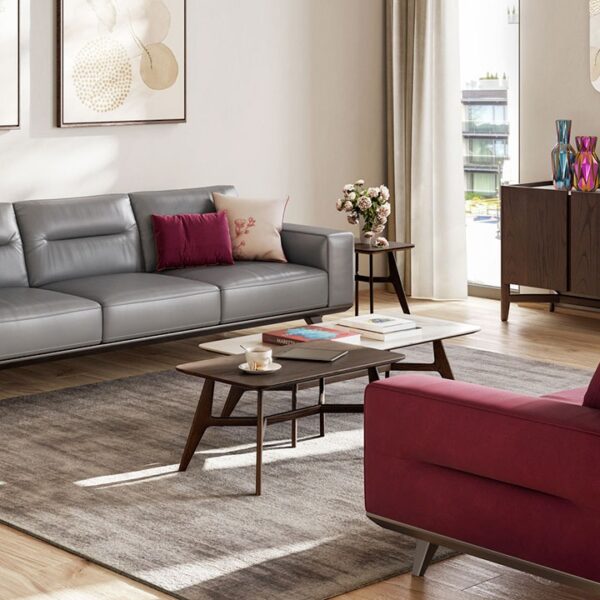Modern Adrenalina C137 armchair by Natuzzi Editions, high-end Italian design for Royal Oak, Michigan.