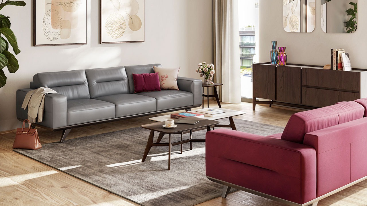 Modern Adrenalina C137 armchair by Natuzzi Editions, high-end Italian design for Royal Oak, Michigan.
