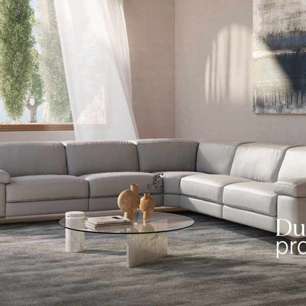 Luxury contemporary Duca Project by Natuzzi, a high-end Italian collection for Troy, Michigan.